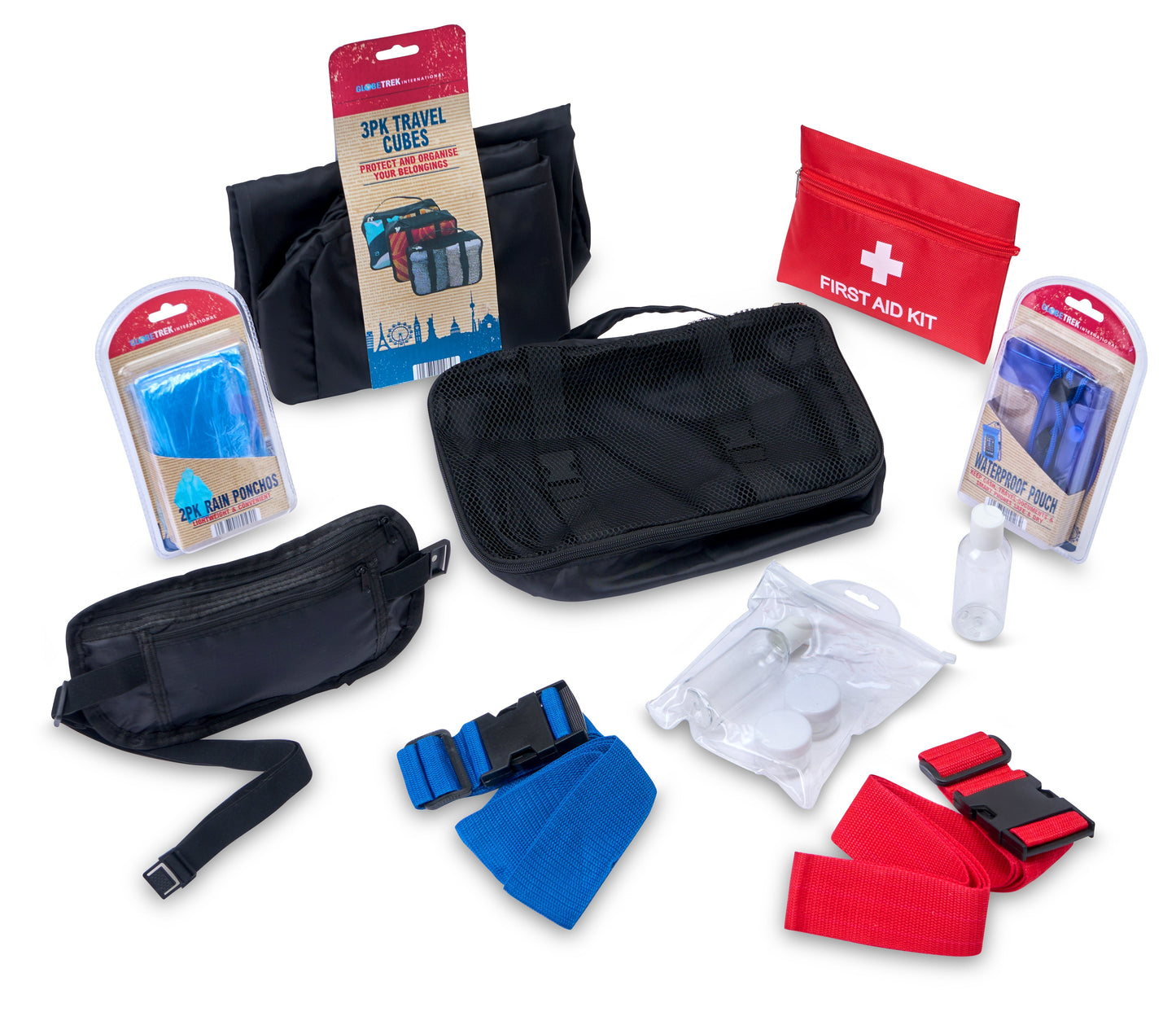 Waterproof Travel Pouch with Lanyard for Gadgets and Documents - PVC