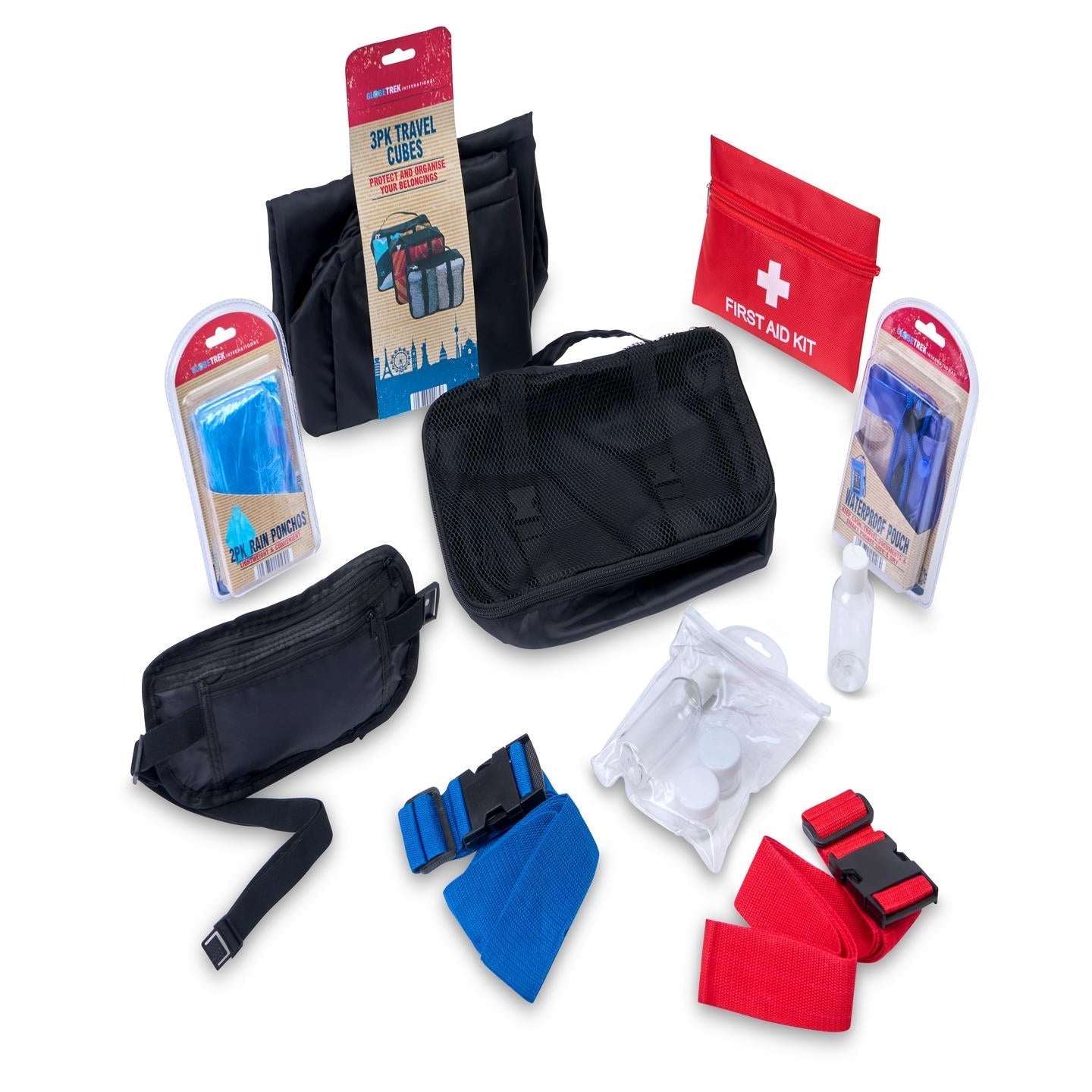 Adjustable Luggage Straps with Quick Release Buckle - Travel Essentials
