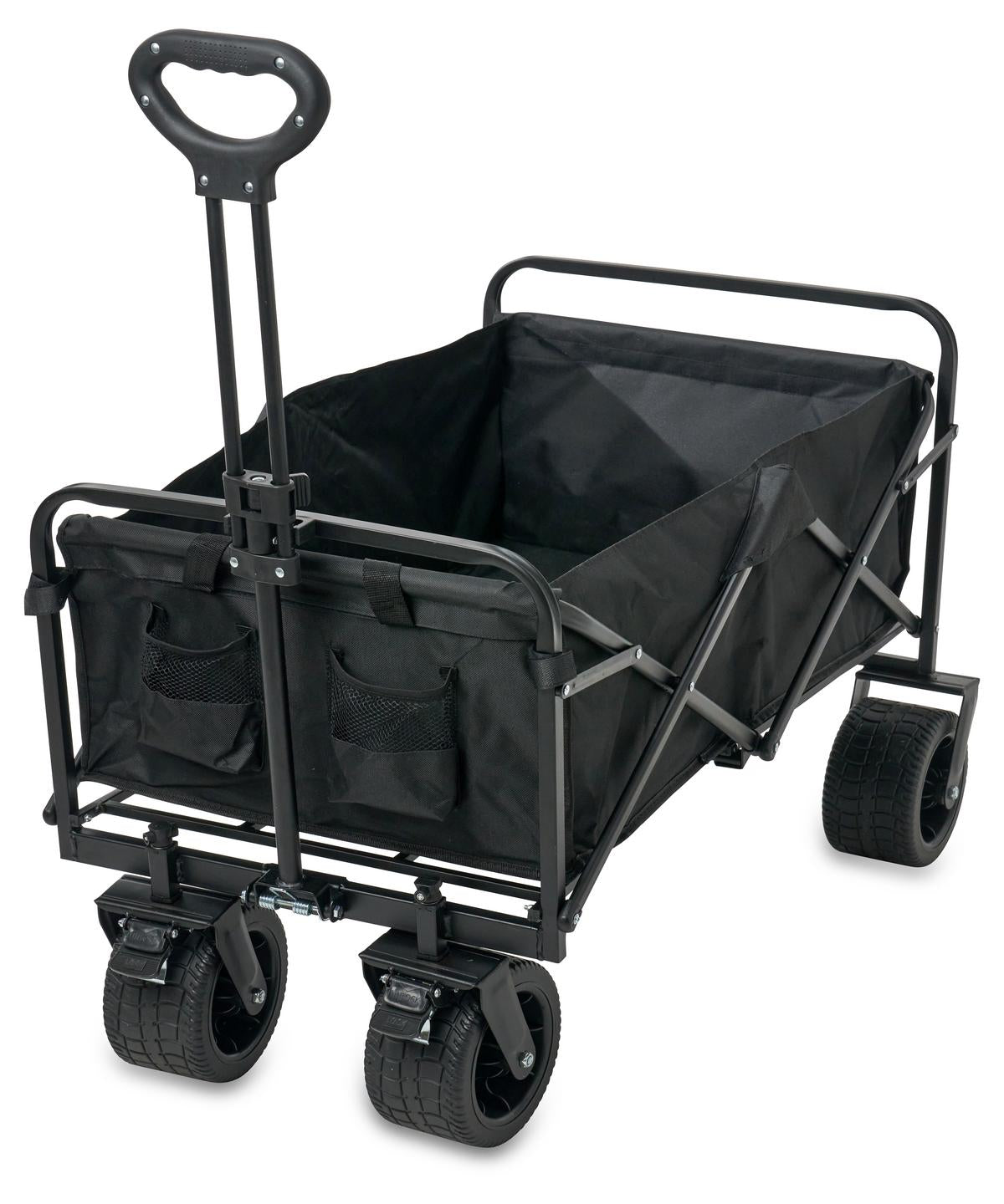 Explorer Foldable Cart with 8" Wheels, 100kg Capacity, Ideal for Festivals