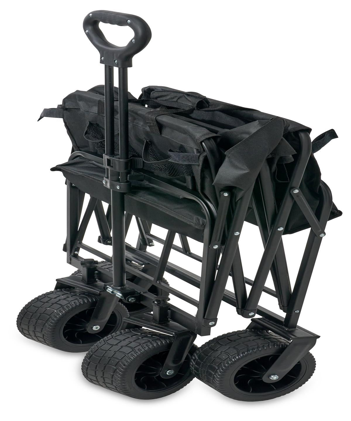Explorer Foldable Cart with 8" Wheels, 100kg Capacity, Ideal for Festivals