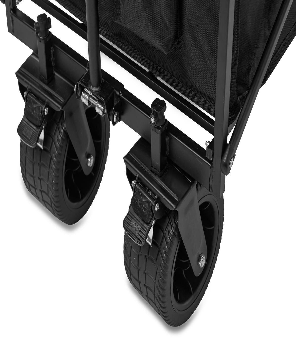 Explorer Foldable Cart with 8" Wheels, 100kg Capacity, Ideal for Festivals
