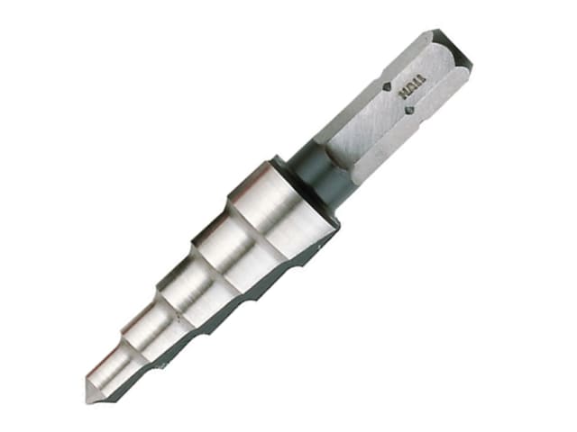 Halls XS412 High-Speed Steel Step Drill 4-12mm for Metal and Wood Drilling