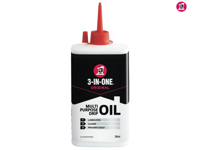 3-IN-ONE Original Multi-Purpose Drip Oil 200ml Lubricant for Tools and Parts