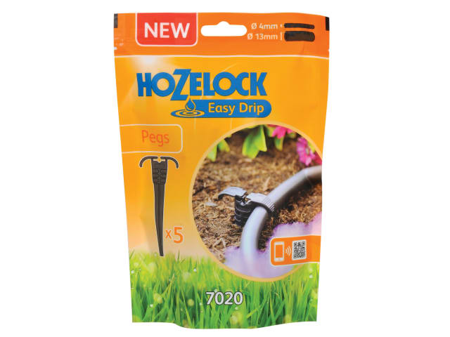 Hozelock 7020 Ground Pegs for Universal & Micro Drippers - Pack of 5