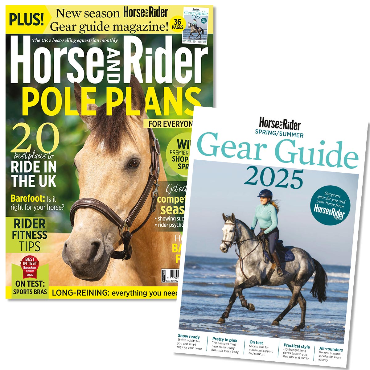 Horse & Rider May Issue Book with Tips, Guides and Gear Catalogue
