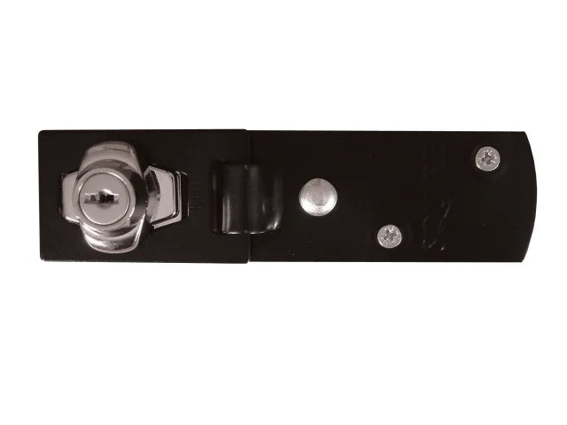 Squire LH1 Locking Hasp with 4-Disc Tumbler Lock for Sheds Gates Vehicles
