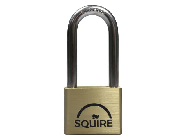 Squire LN5/2.5 Lion Brass Padlock 50mm 5-Pin Long Shackle Security Lock