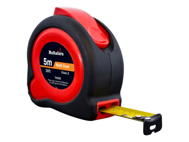 Hultafors TKC5ME Tuf-Lok Pocket Tape 5m/16ft with Metric & Imperial Graduations