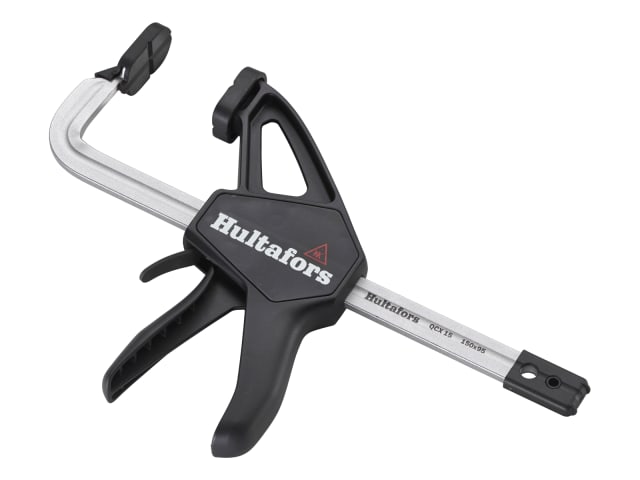 Hultafors QCX 15 Quick Clamp 150mm One-Hand Grip Durable Fibreglass Nylon