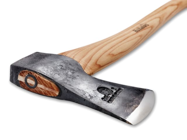 Hultafors Qvarfot Felling Axe 850g Head 650mm Handle Hand Forged Swedish Steel