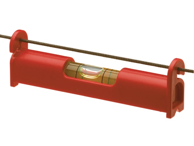 Hultafors 80mm Plastic Line Level Impact-Resistant with Hooks for Accuracy