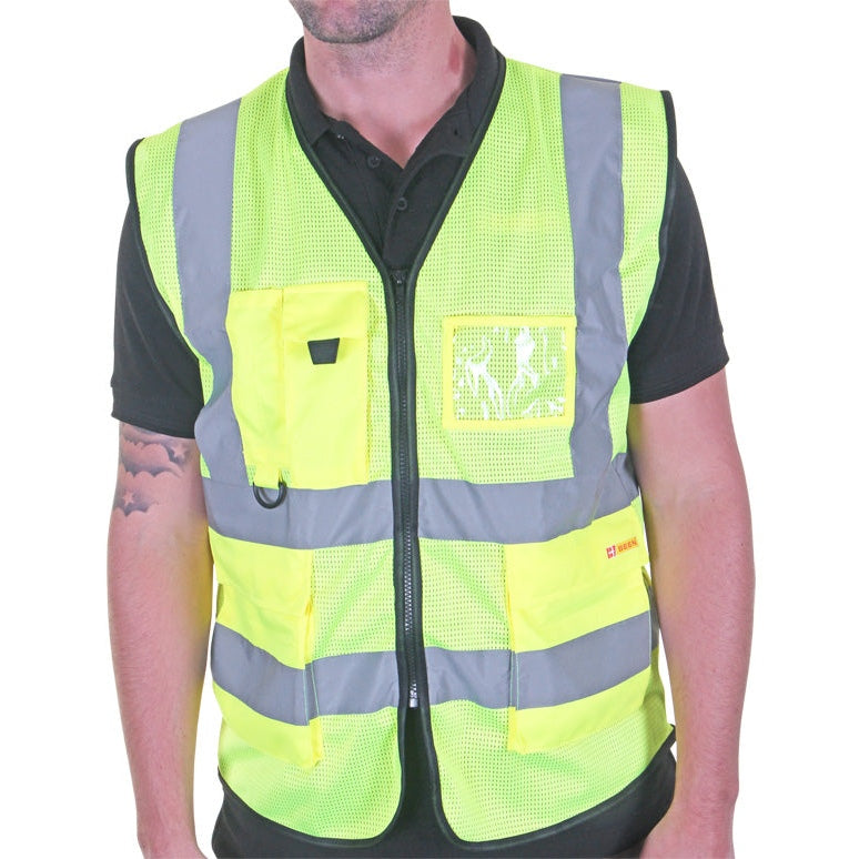Beeswift Executive Mesh Waistcoat Lt.weight Breathable Smart Casual Vest