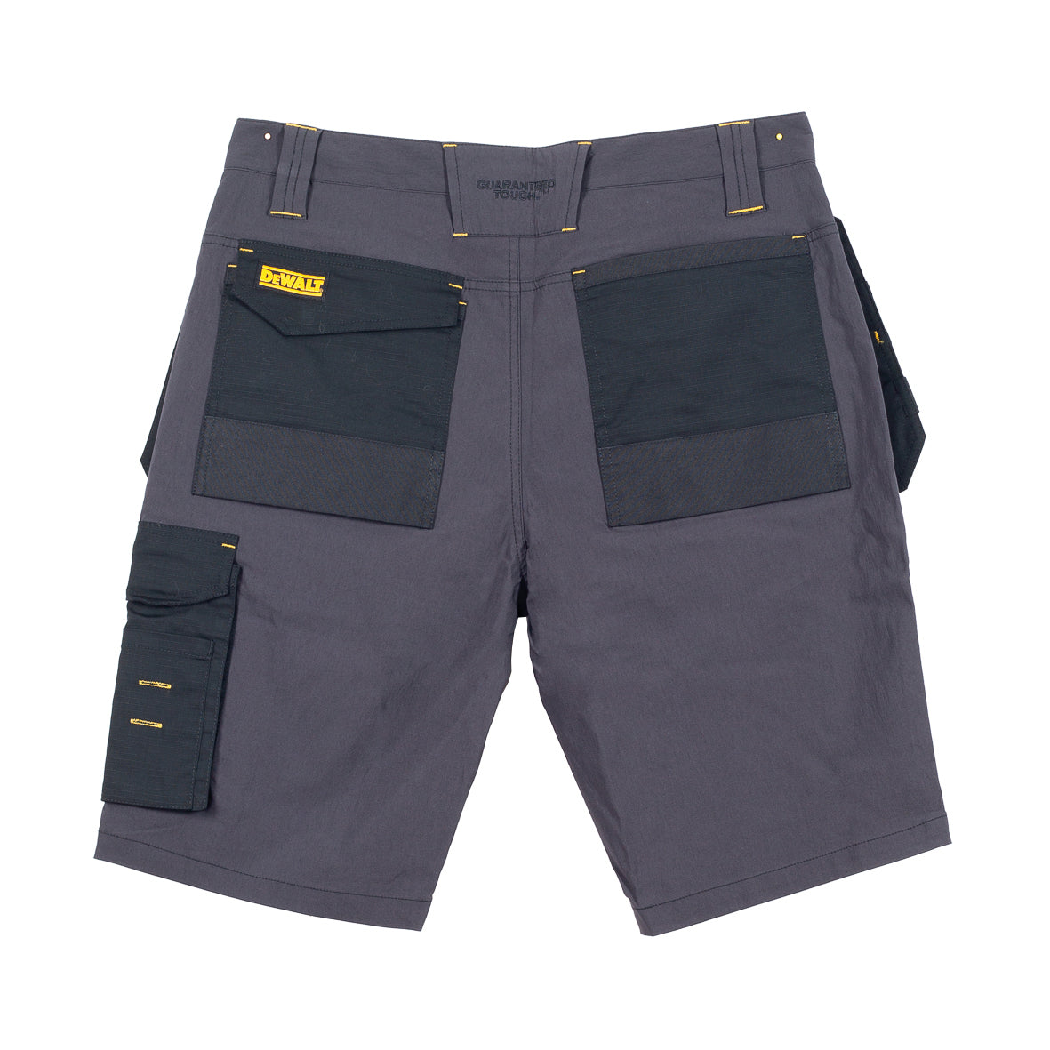 DeWalt Hamden Holster Work Shorts Grey Black Twin Pockets Comfortable Durable