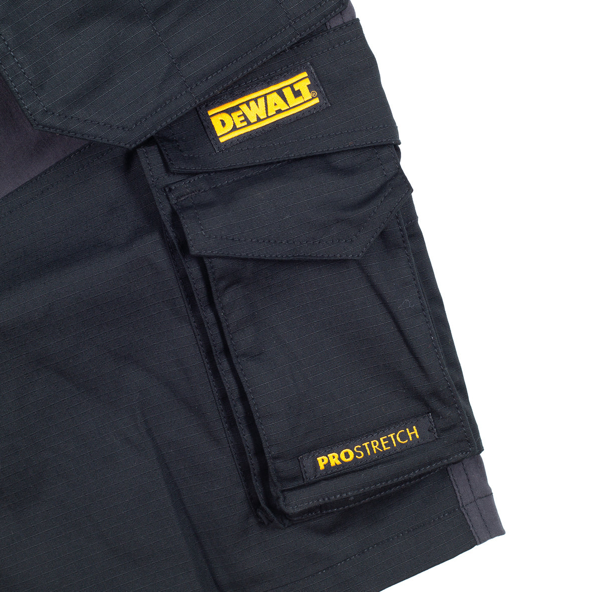 DeWalt Hamden Holster Work Shorts Grey Black Twin Pockets Comfortable Durable