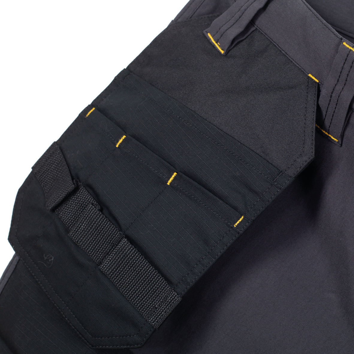 DeWalt Hamden Holster Work Shorts Grey Black Twin Pockets Comfortable Durable