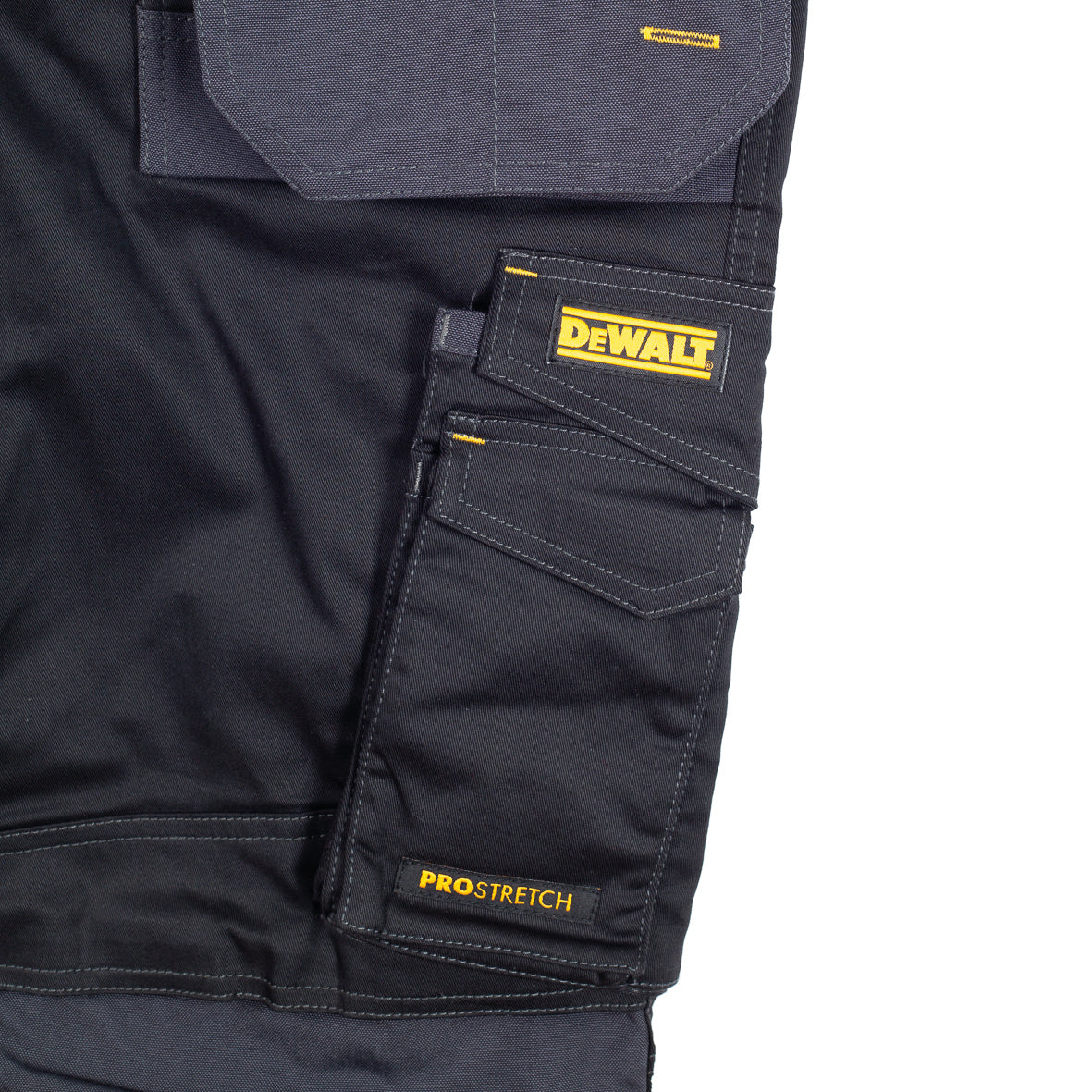 DeWalt Hamden Holster Work Shorts Grey Black Twin Pockets Comfortable Durable