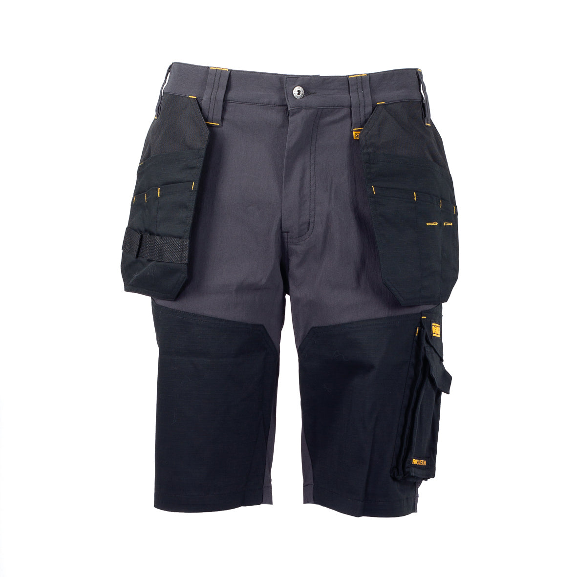 DeWalt Hamden Holster Work Shorts Grey Black Twin Pockets Comfortable Durable