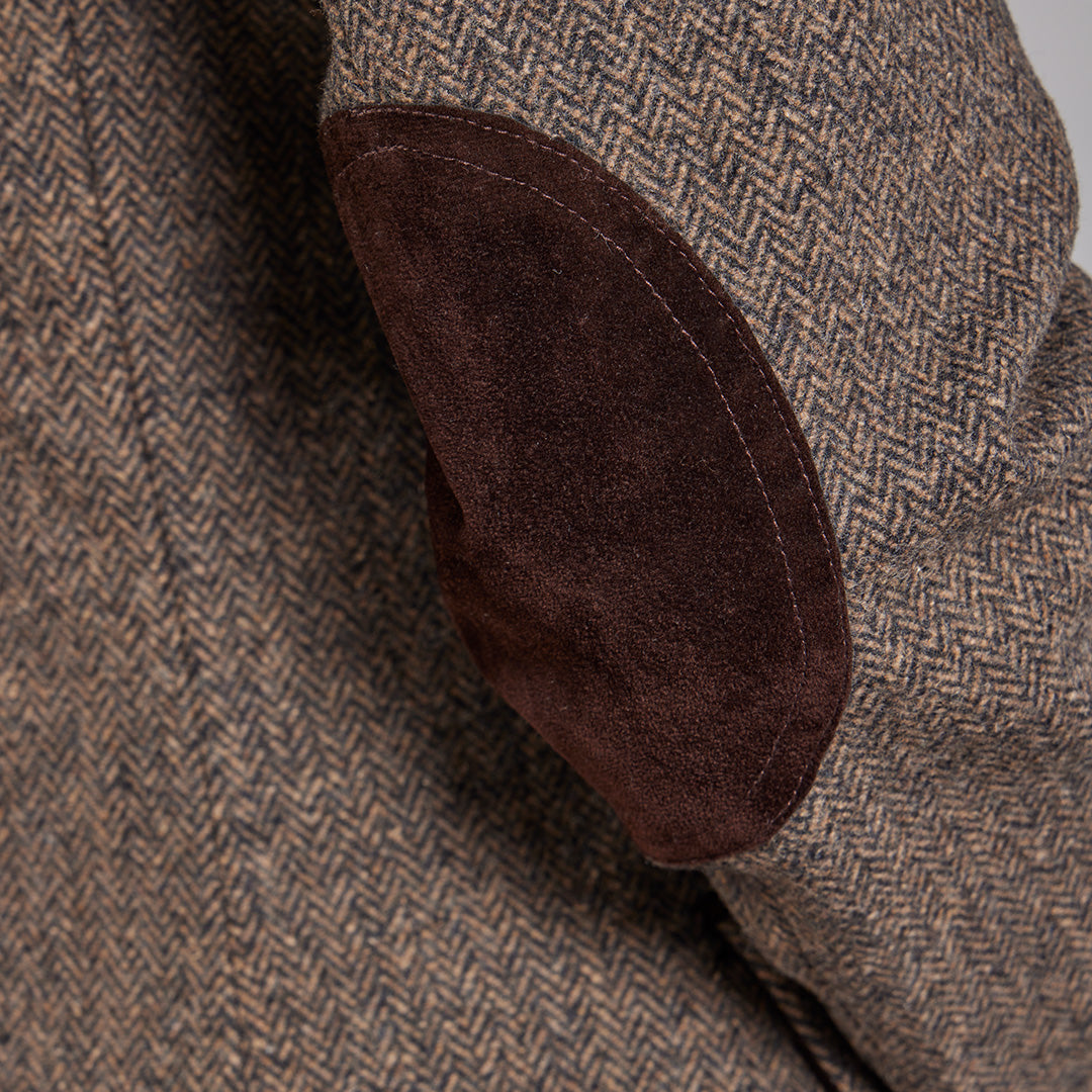 Toggi Harvard Tweed Jacket UK Made Italian Cloth Paisley Lining Horn Buttons