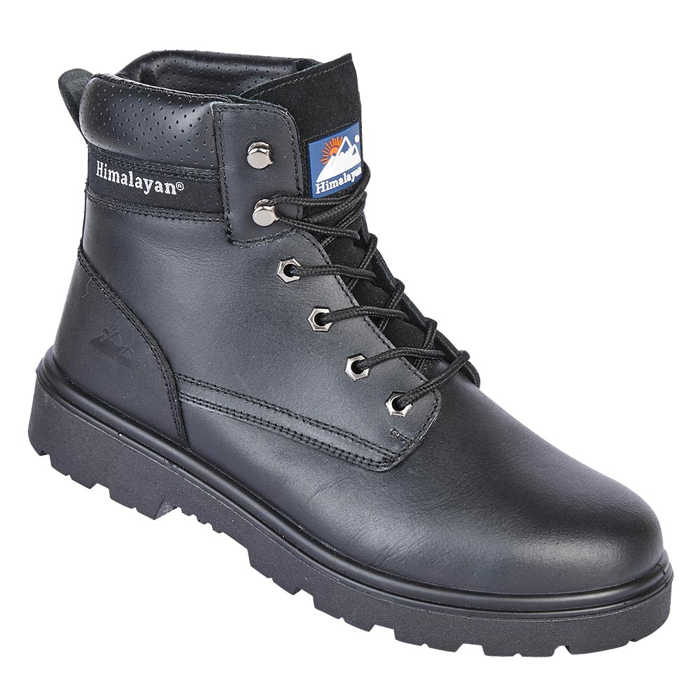 Himalayan S3 Leather Safety Boots Heat Resistant Steel Toecap SRC Slip Resistant