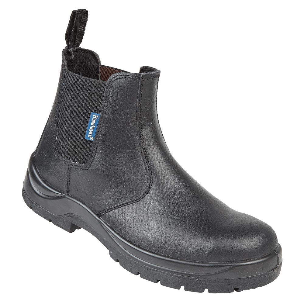 Himalayan Leather Safety Boots S1P Heat Resistant Steel Toecap SRC Slip Resist.
