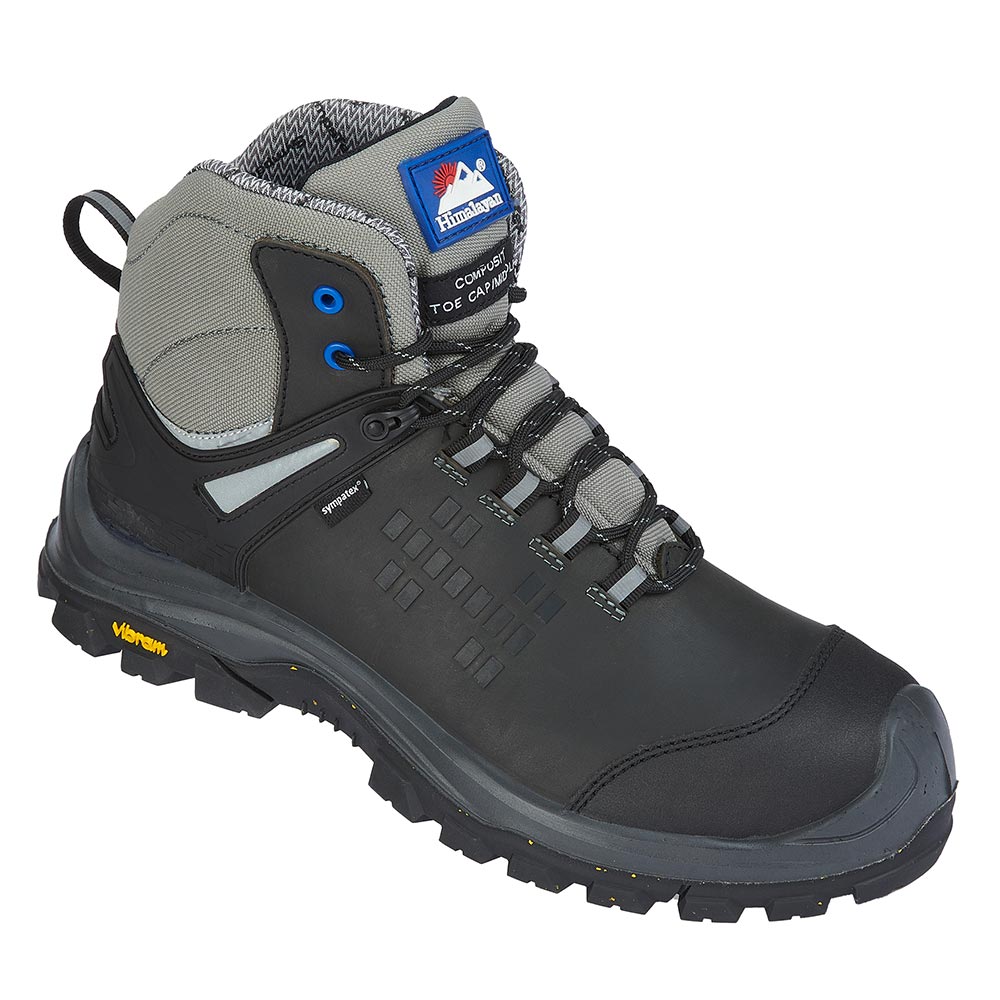 Himalayan Vibram Black Gravity Boot S3 Waterproof Composite Toe Heat Resistant