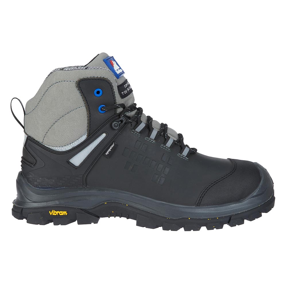 Himalayan Vibram Black Gravity Boot S3 Waterproof Composite Toe Heat Resistant