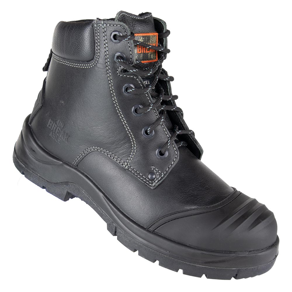 Unbreakable Trench-Pro S3 Ankle Safety Boots Leather Steel Toecap Heat Resistant