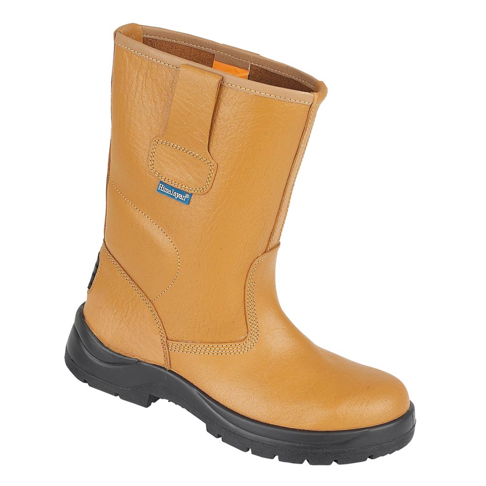 Himalayan HyGrip S1P Safety Rigger Boot Leather Steel Toecap Heat Resistant