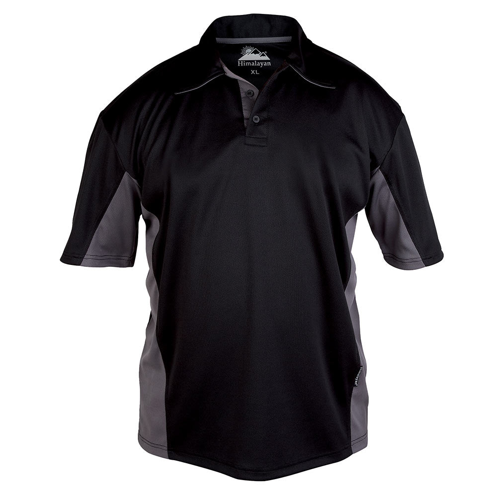Himalayan Zephyr Polo Shirt 100% Polyester Breathable UPF 40+ Moisture Wicking