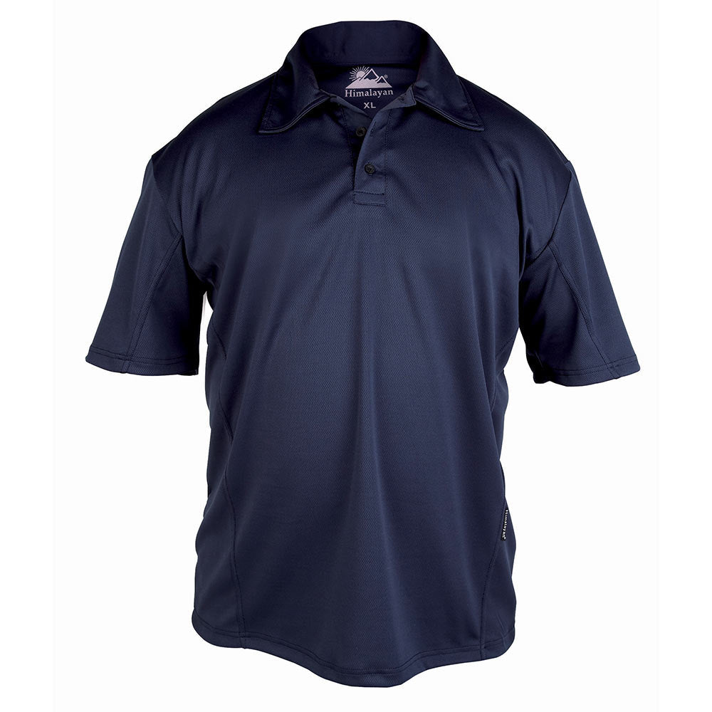 Himalayan Zephyr Polo Shirt 100% Polyester Breathable UPF 40+ Moisture Wicking