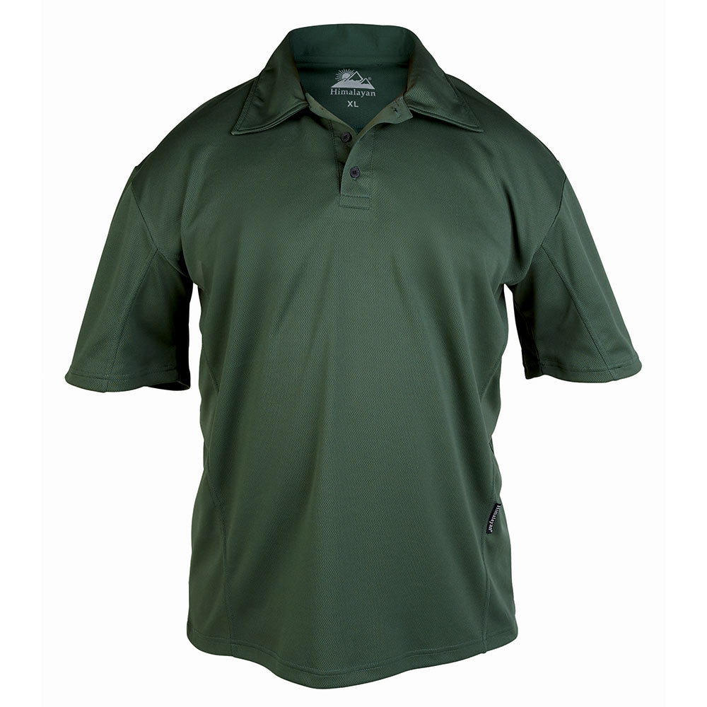 Himalayan Zephyr Polo Shirt 100% Polyester Breathable UPF 40+ Moisture Wicking