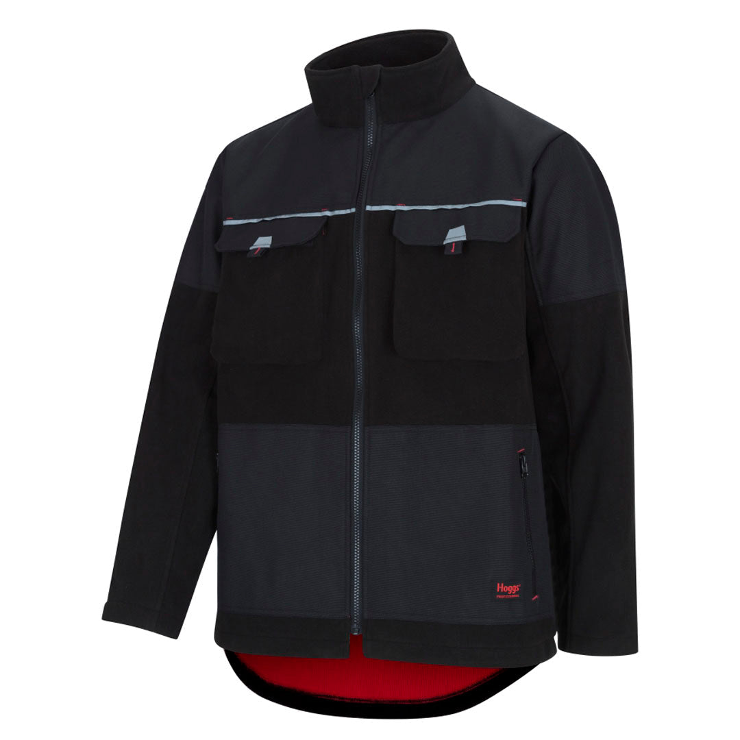 Hoggs of Fife Granite Men's Waterproof Bonded Fleece Jacket with Pockets