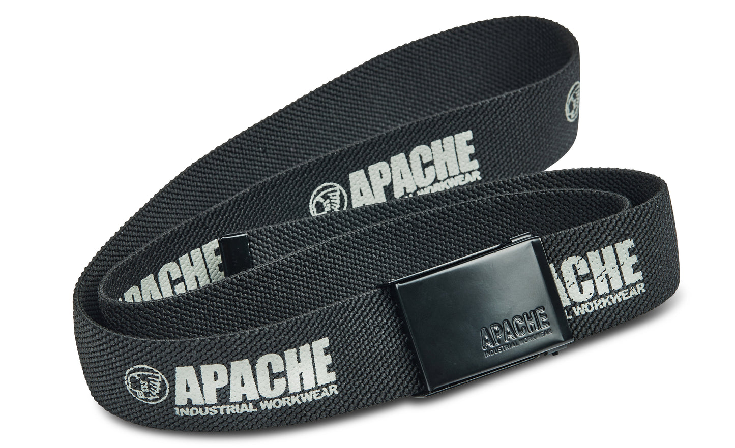 Apache Horizon Adjustable Belt with Embossed Metal Buckle Black Grey Print