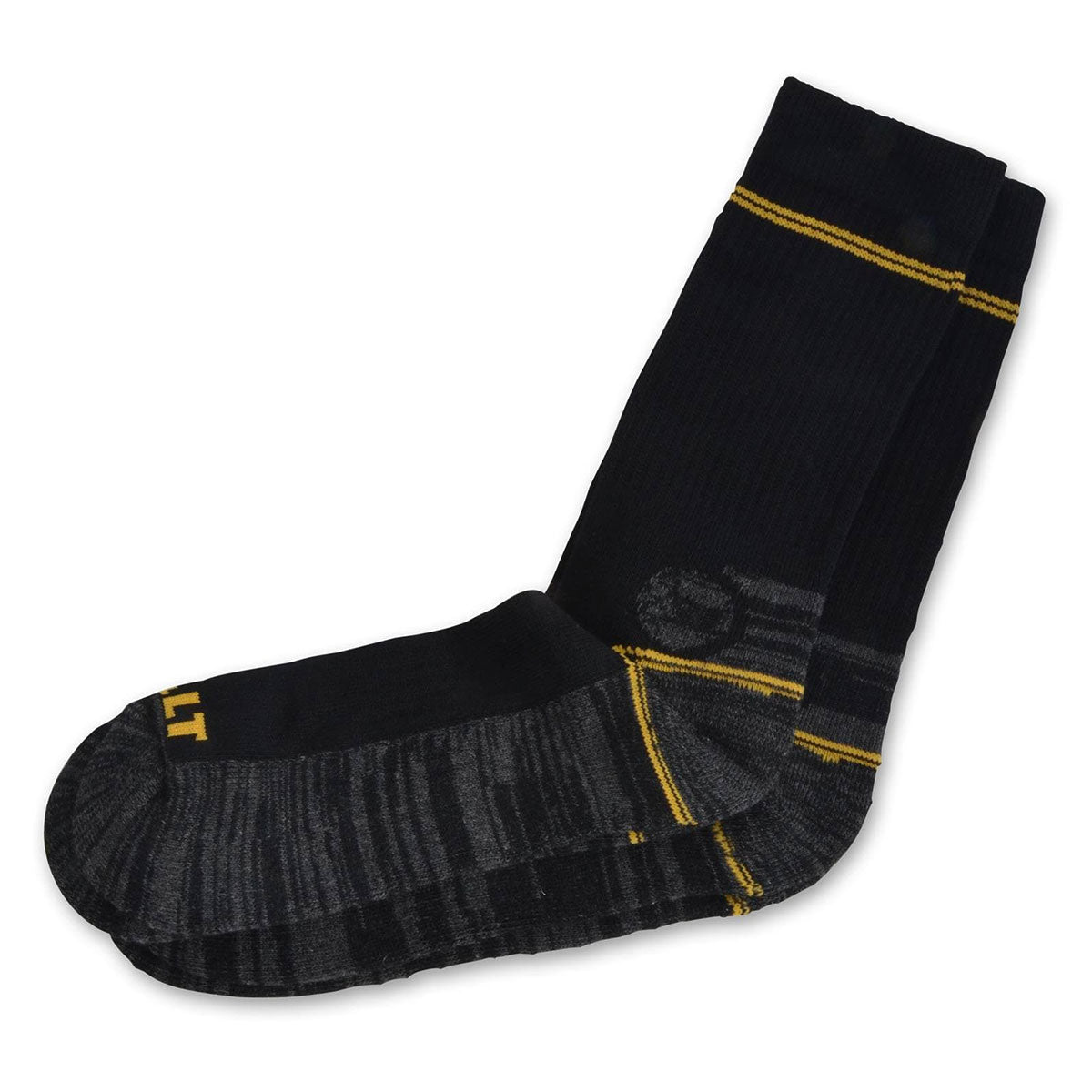 DeWalt Hydro Socks Black Grey High Quality Work Socks Defined Fit Size Options