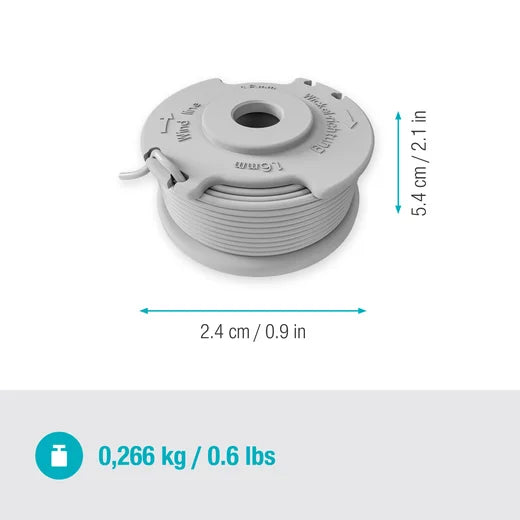 Gardena 1.6mm Replacement Filament Cassette for EasyTrim Trimmers 14704