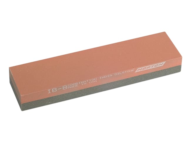 India IB8 Combination Bench Stone 204x50x25mm Coarse Fine for Sharpening Tools