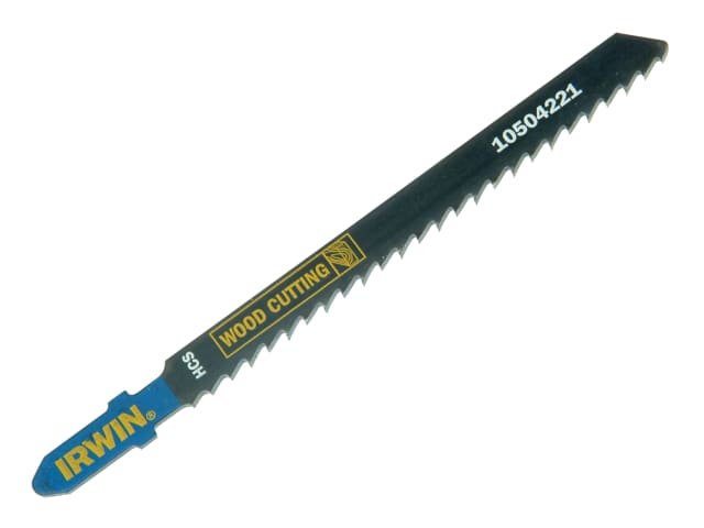 IRWIN Wood Jigsaw Blades T234X Pack of 5 Carbon Steel for Wood and Plastics