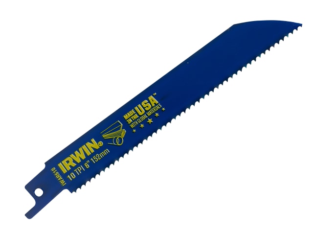IRWIN 610R Sabre Saw Blades Pack of 5 for Metal and Wood Cutting 150mm
