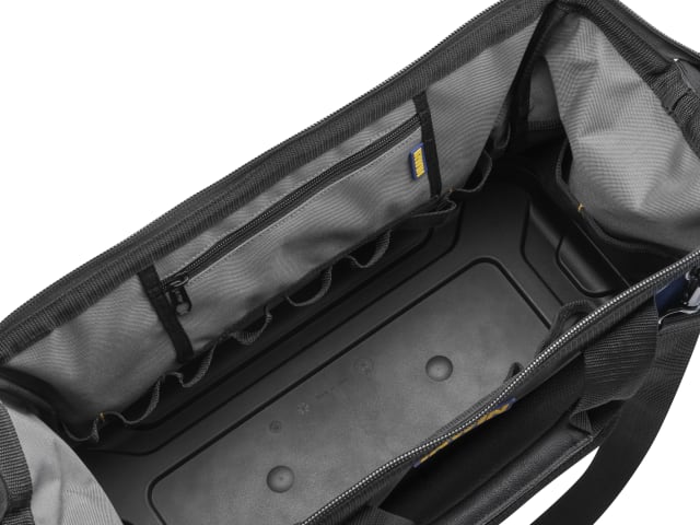 IRWIN Large Open Mouth Tool Bag 50cm Durable Fabric Padded Handles 20kg Load