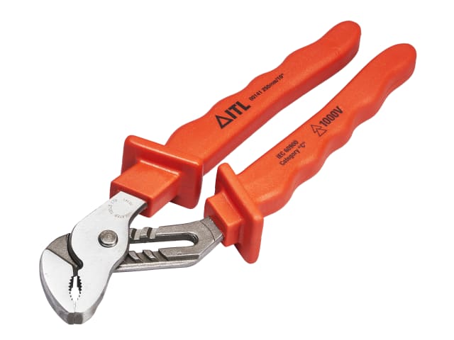 ITL Insulated Waterpump Pliers 250mm Groove Joint - Extreme Temp Rated