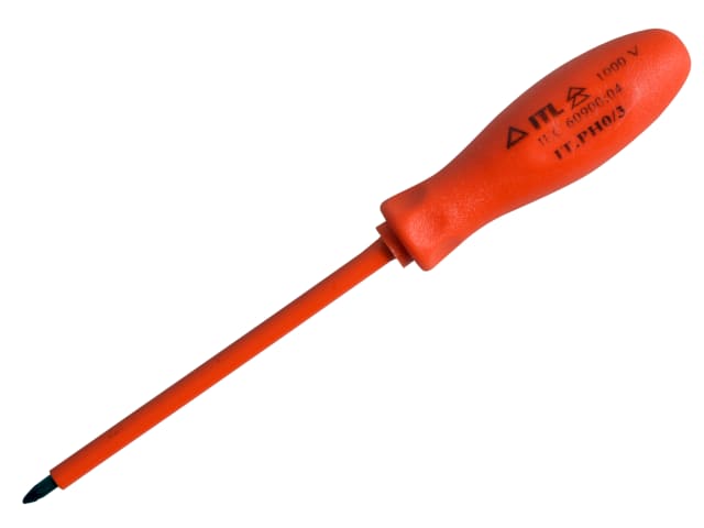 ITL Insulated Phillips Screwdriver No.0 75mm (3in) Lifetime Warranty