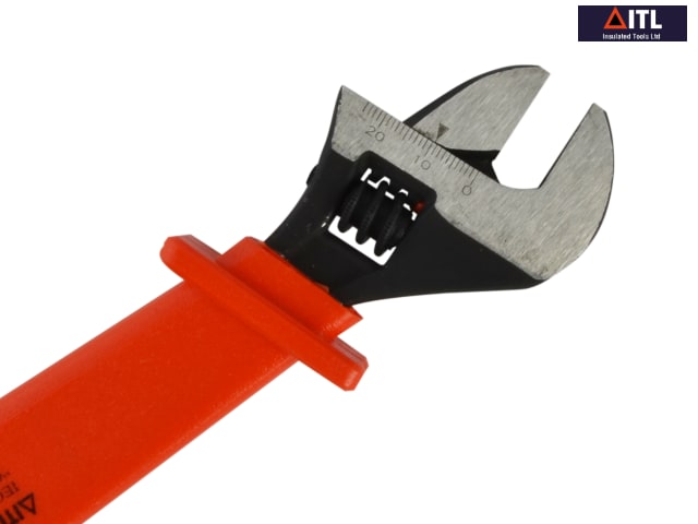 ITL 200mm Insulated Adjustable Wrench Live Line Working Extreme Temp Rated