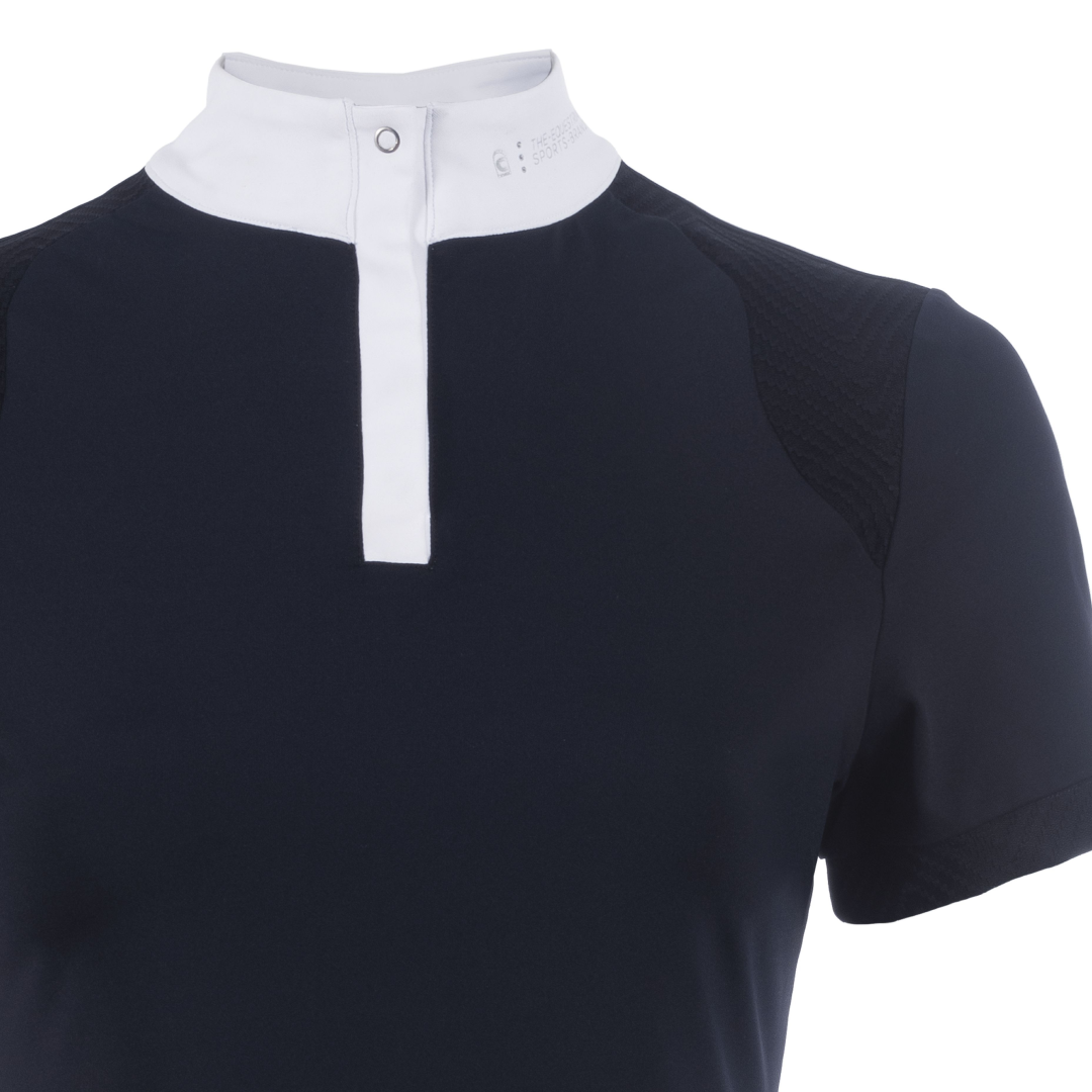 Cavallo Cava Competition Half Zip Shirt Half-Zip Equestrian Apparel Rhinestones