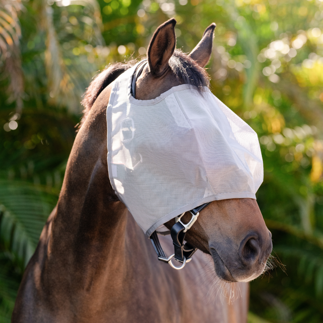 Horseware Ireland Amigo No Ears Flymask UV Protection Durable Mesh