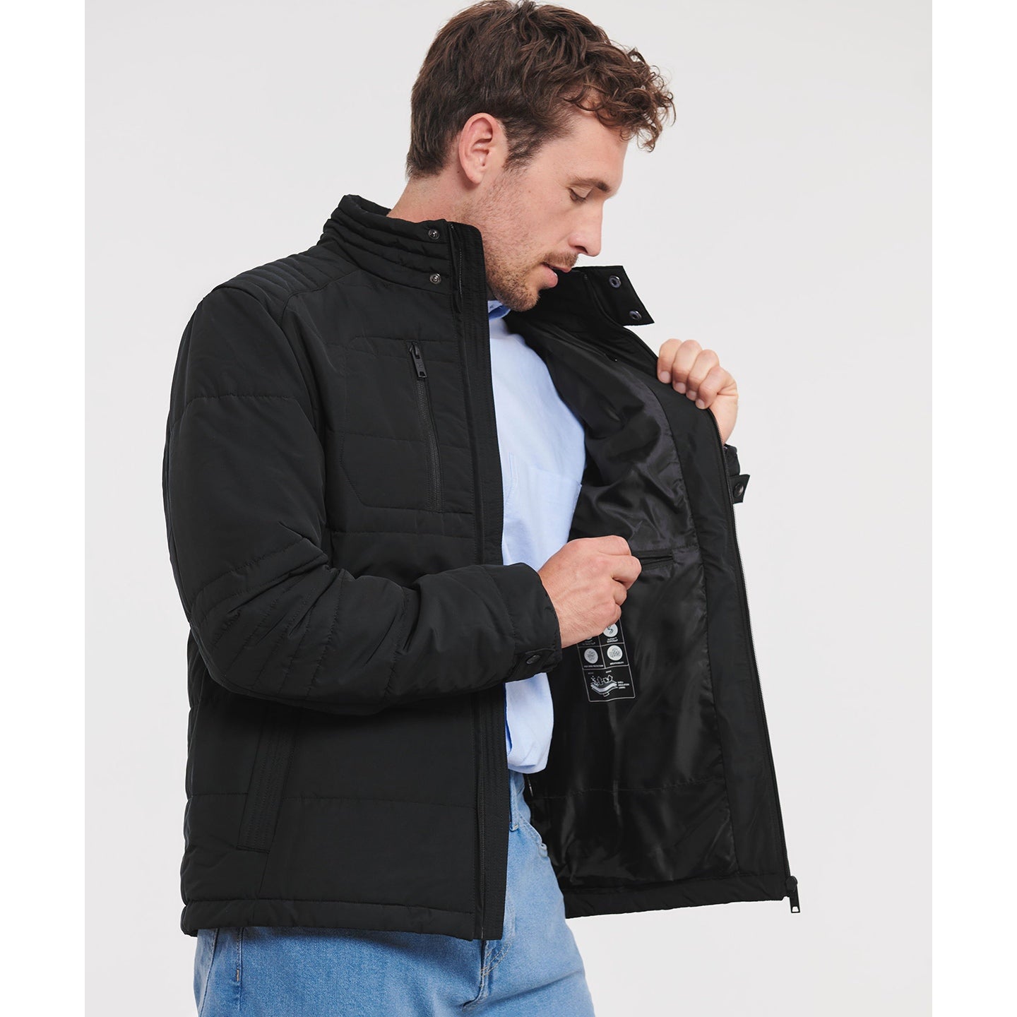 Russell Europe Cross Jacket Dupont Sorona Eco-Friendly PFC-Free Insulation
