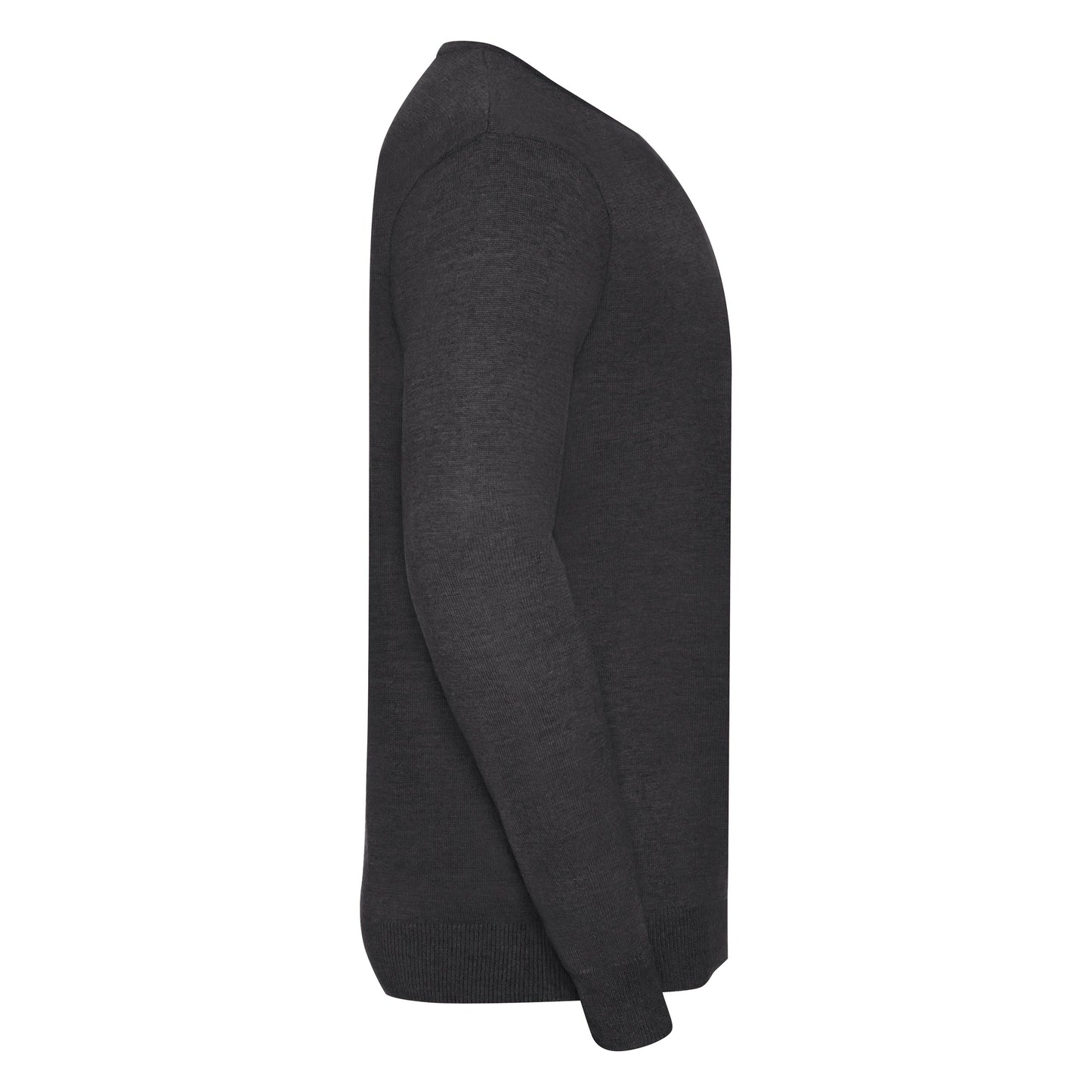 Russell Collection V-Neck Knitted Sweater Easy-Care Cotton Blend Various Sizes