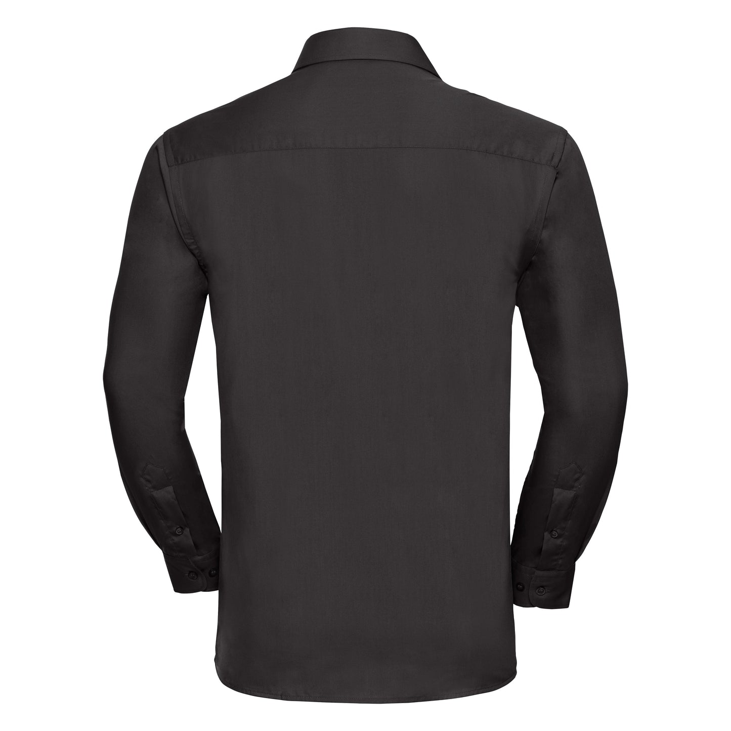 Russell Collection Long Sleeve Cotton Easycare Poplin Shirt Classic Fit