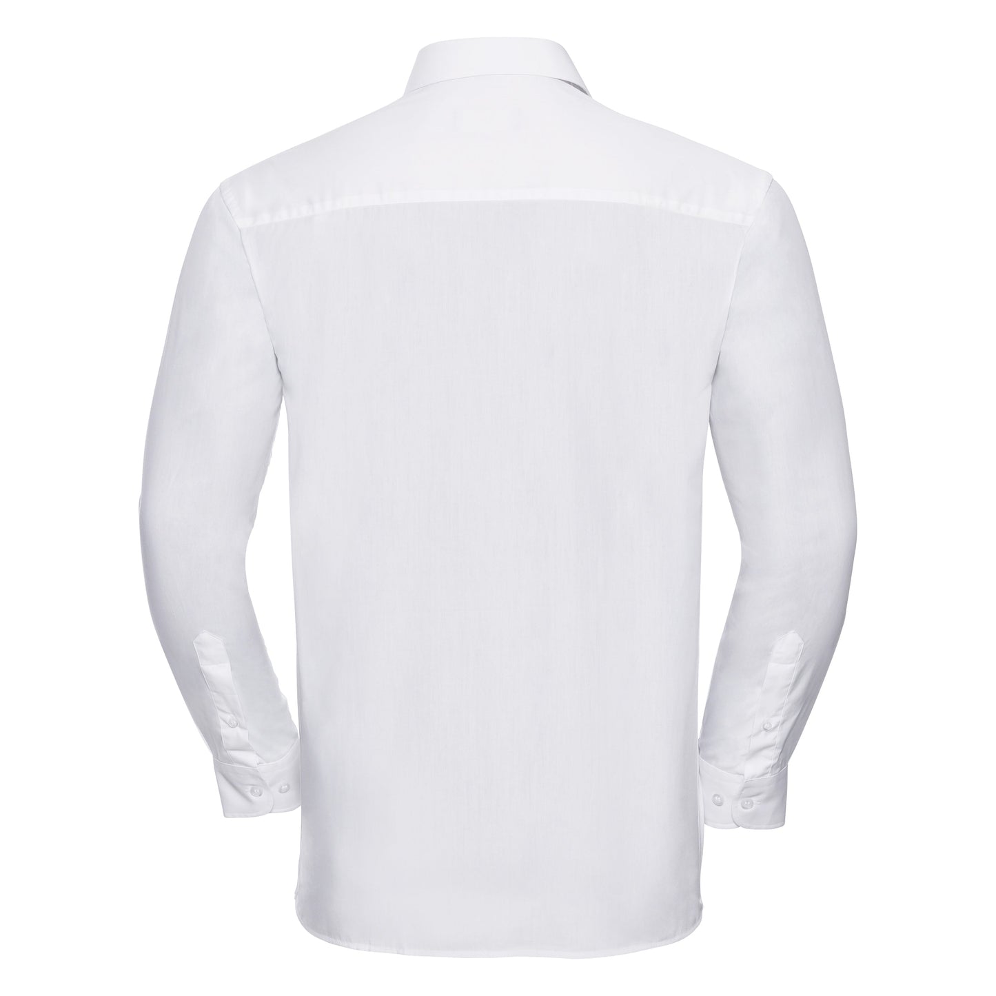 Russell Collection Long Sleeve Cotton Easycare Poplin Shirt Classic Fit