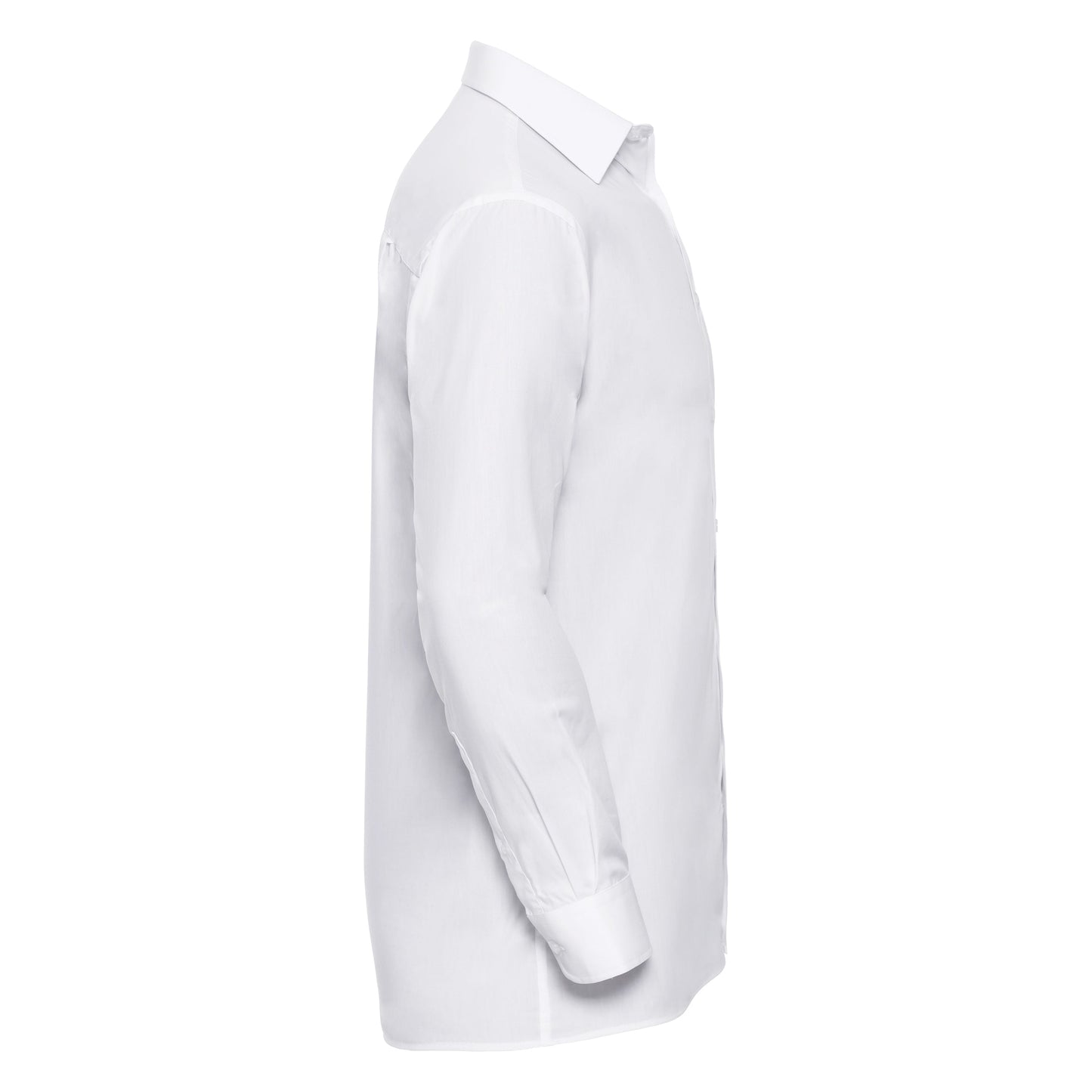 Russell Collection Long Sleeve Cotton Easycare Poplin Shirt Classic Fit