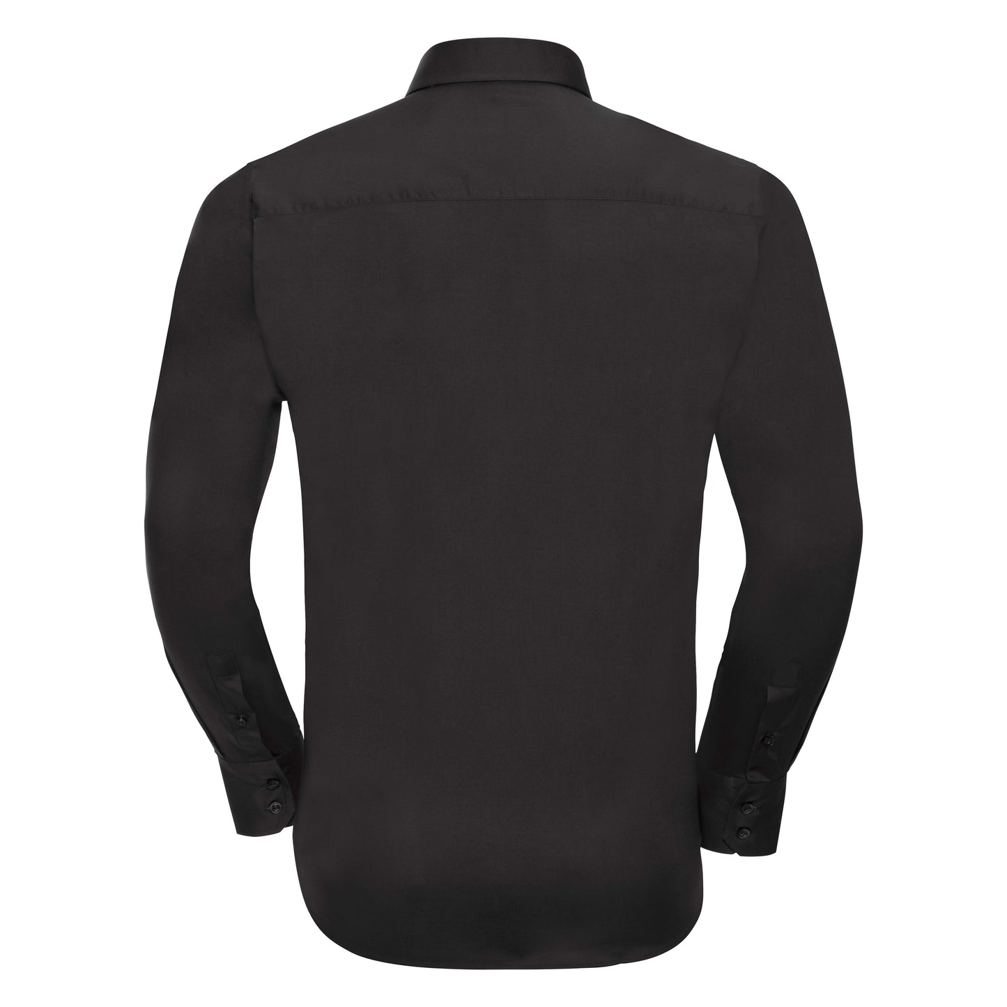 Russell Collection Long Sleeve Fitted Shirt Cotton Stretch Modern Design